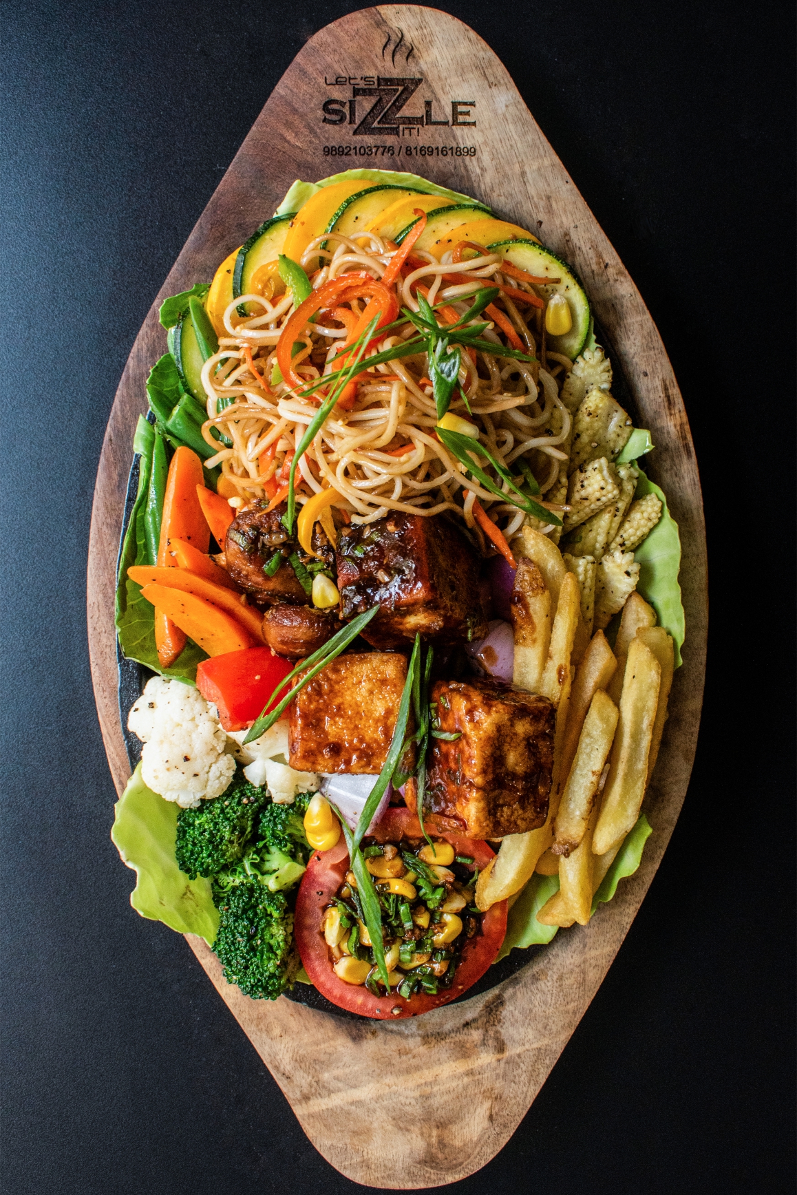 Paneer Chilli Sizzlers