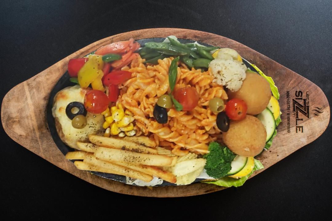 Fusilli Pasta Sizzlers
