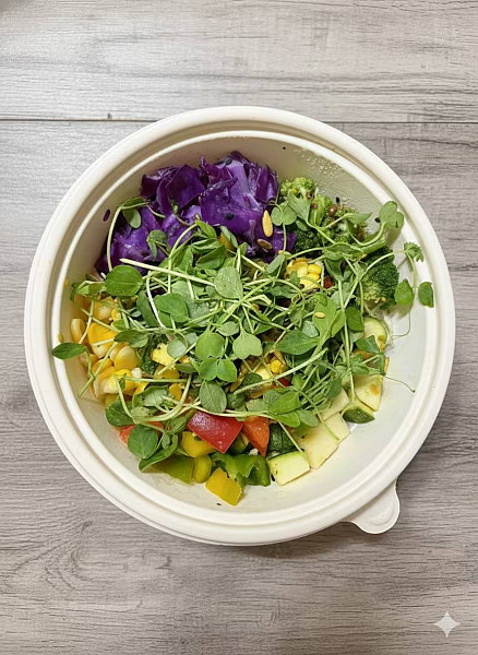 Paneer Honey Mustard Salad
