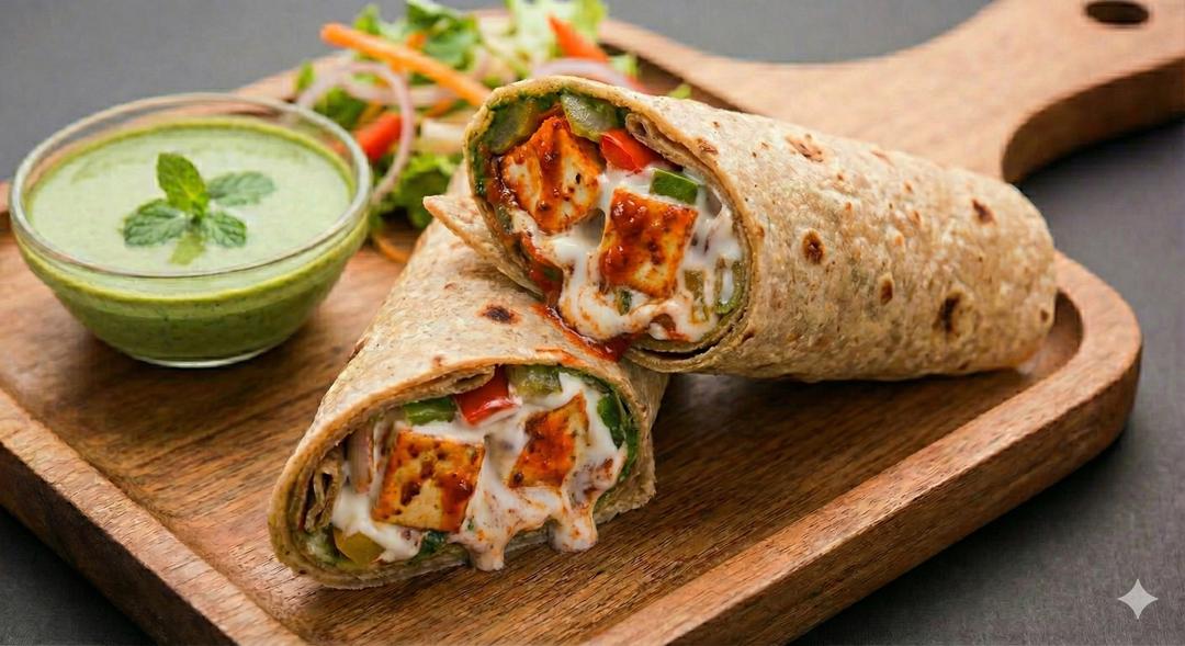 Paneer Kathi Wrap