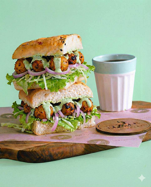 Tandoori Aloo Sandwhich (Panini)