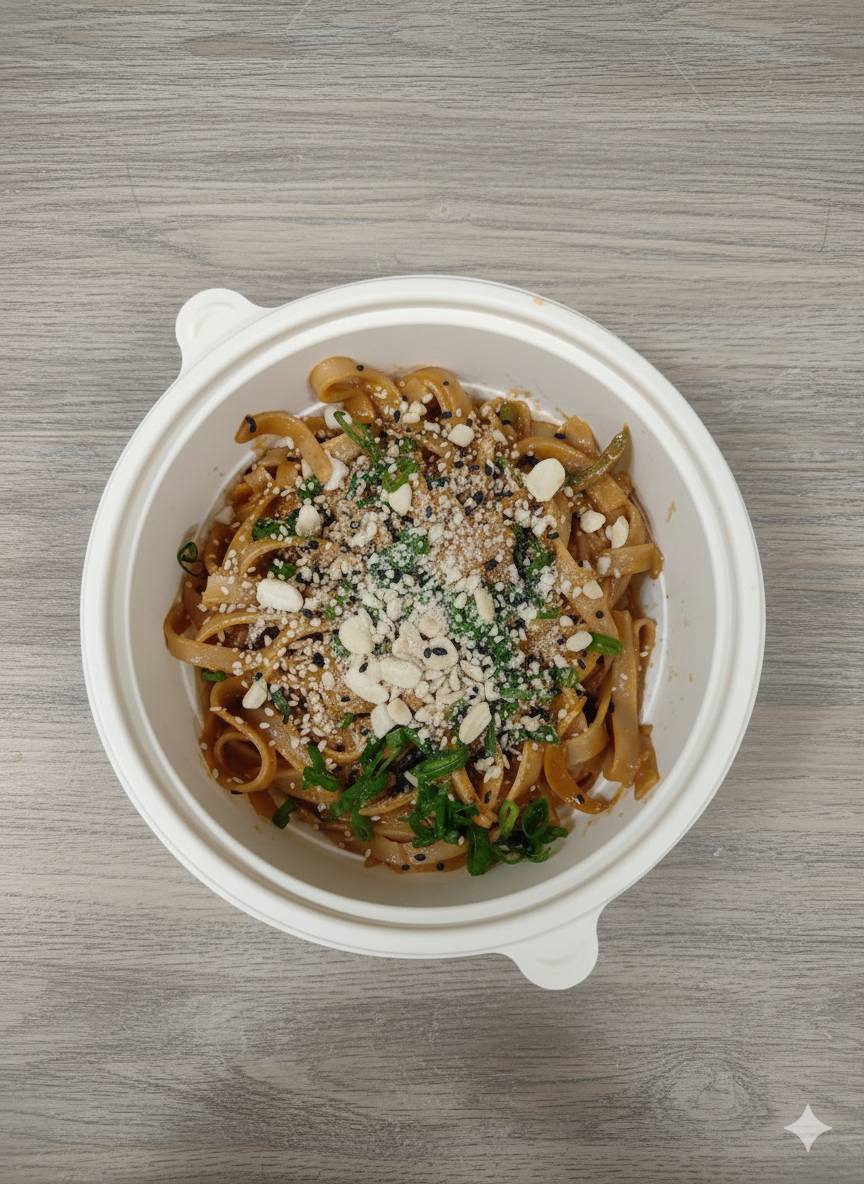 Thai Pad Thai Noodles Bowl