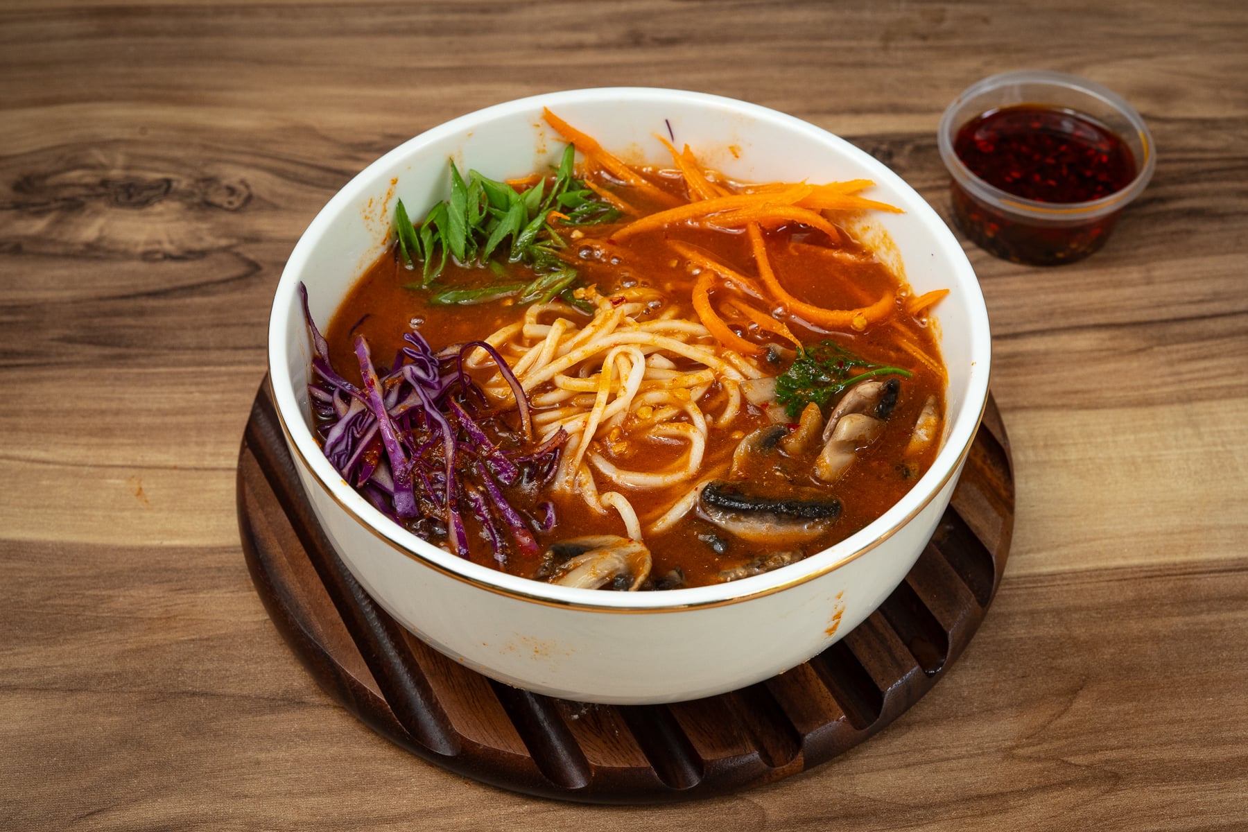 Tibetan Thukpa Noodle Soup Bowl With Veggies