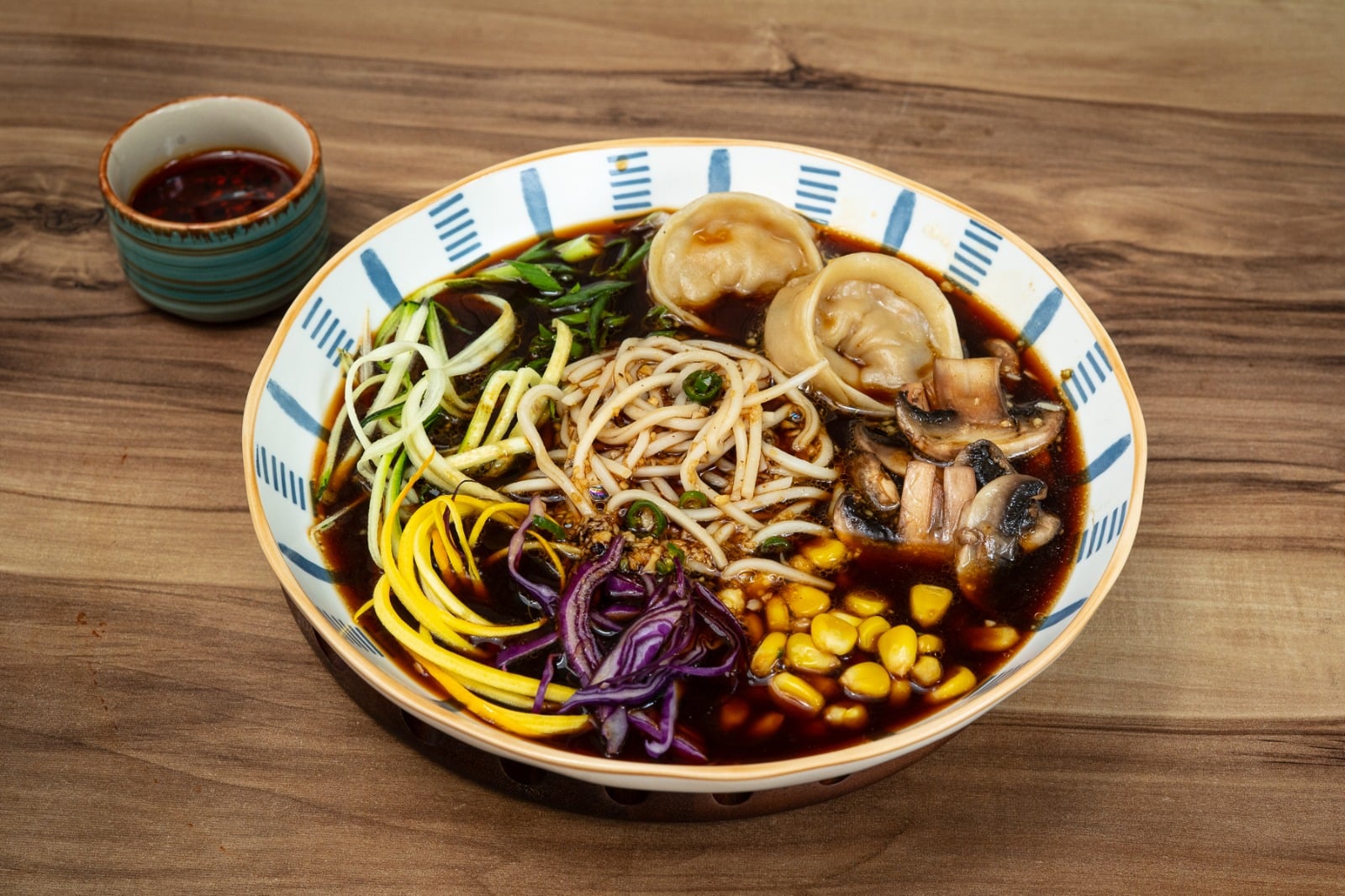 Ramen With Dumplings